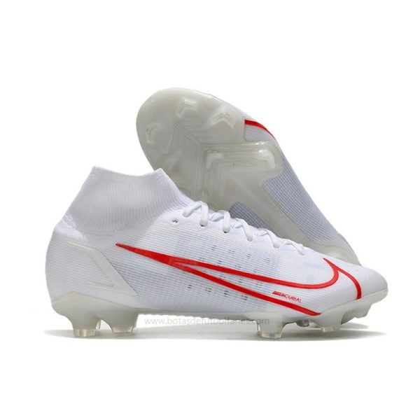 Nike Mercurial Superfly Elite FG Blanco Rojo